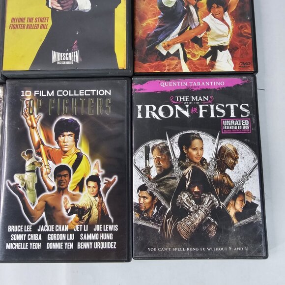 Kung Fu Action DVD Lot Jet Li Sonny Chiba Bruce Lee Gordon Liu 10 Movie Set - Picture 5 of 10